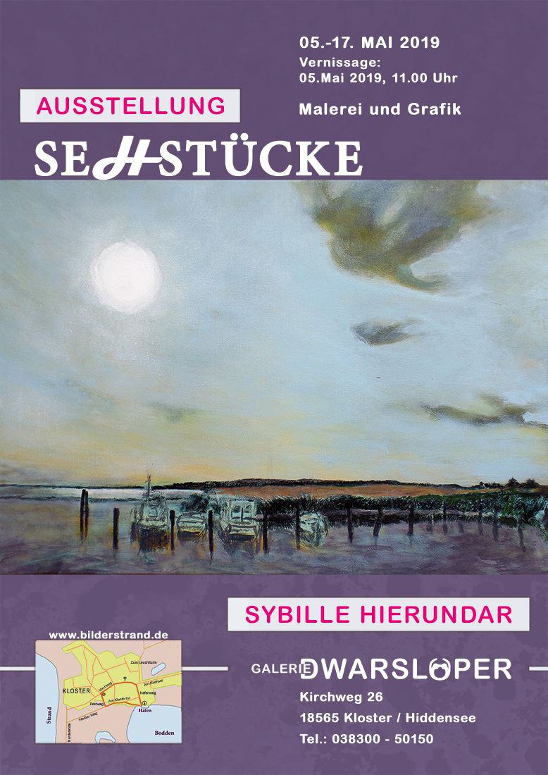 Ausstellung 05.-17. Mai 2019 Plakat "SEHstücke"